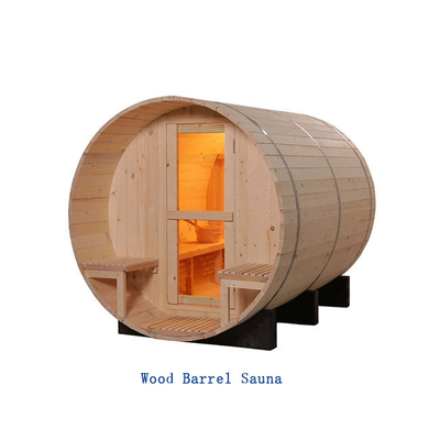 Smartmak Rumah Tangga Pembakaran Kayu Pinus Barel Sauna Ruang Uap Luar Ruangan