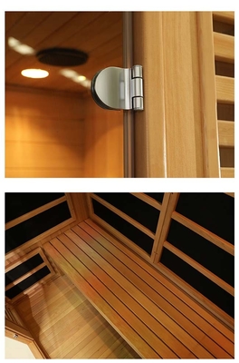 Gelombang Panas Dalam Ruangan Sauna Rumah 2 Orang Kamar EMF Rendah