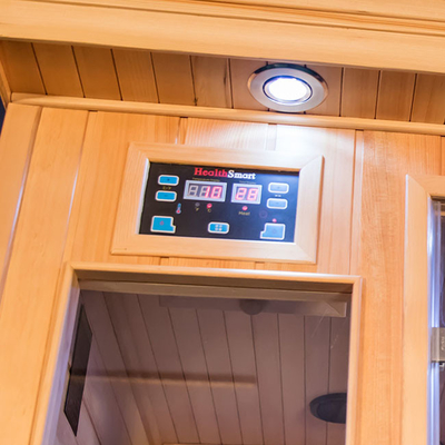 2100W Ultraviolet Rumah Ruang Sauna Uap Kering Jauh Inared 3 Orang