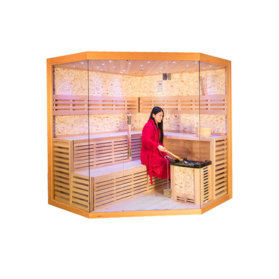 Indoor Steam Home Sauna Room Red Cedar untuk Detox dan memutihkan kulit