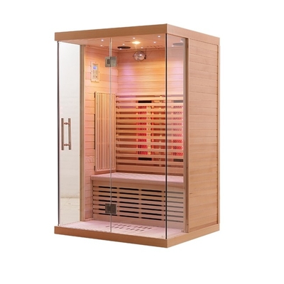 Fisioterapi Kesehatan Kecil 2 Orang Sauna Inframerah Untuk Rumah Berkeringat