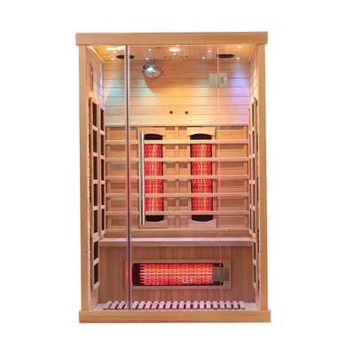Family Indoor Full Spectrum Carbon Far Infrared Sauna Untuk Dua Orang