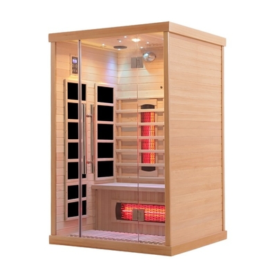 Family Indoor Full Spectrum Carbon Far Infrared Sauna Untuk Dua Orang