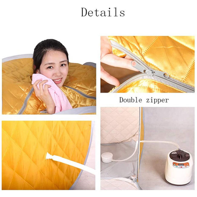 2L Satu Orang Ozon Portable Steam Sauna Spa Dengan Topi Ukuran Penuh