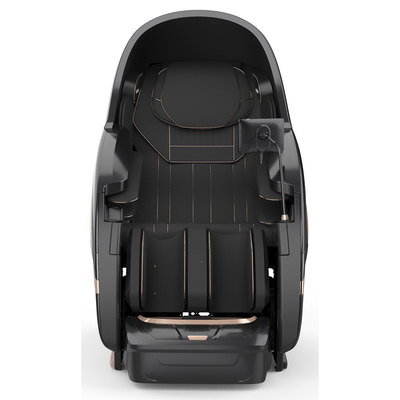 110V Shiatsu Leather Back Heated Electric Massage Chair Dengan Peregangan Bahu