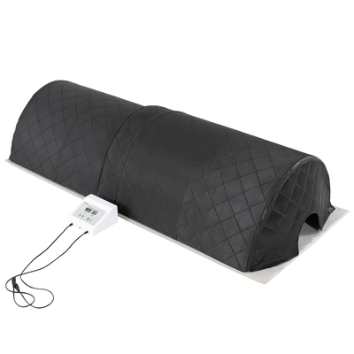 900W Portabel Inframerah Fir Sauna Dome Lay Down Bed Untuk Pelangsing Tubuh